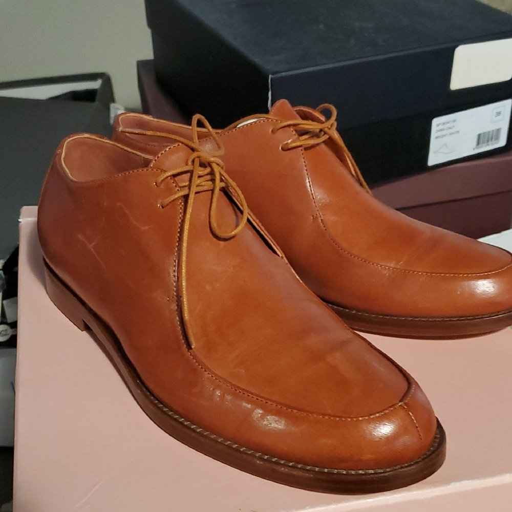 Nib Mansur Gavriel Women's Tan Leather Shoes